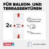 tesa COMFORT en Tren sieť proti hmyzu, 2 x 0,65 m x 2,50 m Náhľad obrázku produktu 23