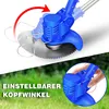 Akku-Rasentrimmer, Akku-Unkrautvernichter, mit 2 Batterie, Produktbild-Vorschau 5