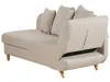 BELIANI Chaiselongue Rechtsseitig Beige Leinenoptik mit Produktbild-Vorschau 9