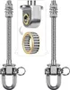 Robusto braccio oscillante in acciaio inox con cuscinetti - Anteprima dell’immagine prodotto 1