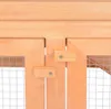 vidaXL Clapier en bois pour petits animaux/lapins Voir les images du produit 6