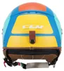 Jet Helm CGM 191G PIX SPRINT Celeste Blue Orange Matt Produktbild-Vorschau 3