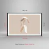 Gerahmtes Poster - Schwarzer Rahmen - Minimalismus Frau Produktbild-Vorschau 5