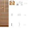 Holzjalousie Ohne Bohren 90 cm x 130 cm 35mm Lamellen Produktbild-Vorschau 7