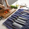 Hezhen - Messertasche Canvas Stoff - Blau Produktbild-Vorschau 3