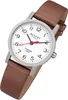 Regent F-1213 Damenuhr Titan Lederband Braun Ø 27 mm Produktbild-Vorschau 3