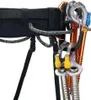Close-up view of climbing gear attached to a harness. Produktbild-Vorschau