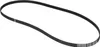 A black serpentine belt is shown against a white background. Produktbild-Vorschau