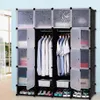 Penderie Grande Etagère Modulaire Xxl Noir Haute Capacité Voir les images du produit 3