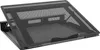 A black laptop stand is shown from a slightly elevated front-left angle on a white background. Anteprima dell’immagine prodotto