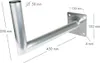 Schwaiger WAH45A 001, Metallisch, Aluminium, 450 mm Produktbild-Vorschau 5