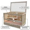 Mucola Cage en bois pour hamsters Cage pour souris Cage Voir les images du produit 5