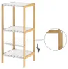 CASARIA® Badezimmer Regal Bambus Holz 3 Ablagen Produktbild-Vorschau 3