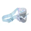 Gürteltasche Frozen Memories Silberfarben Blau Weiß (23 x Produktbild-Vorschau 3