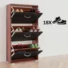 Meuble à chaussures 3 abattants 115x60x24cm Armoire de Voir les images du produit 3