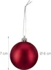 Relaxdays Weihnachtskugeln 100er Set, Weihnachtsdeko, Produktbild-Vorschau 4