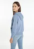 Mutha Damen Strick-Hoodie - jeansblau, L Produktbild-Vorschau 4