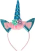 KIK - Karnevalskostüm Einhorn Stirnband + Rock blau 3-6 Produktbild-Vorschau 4