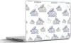 MuchoWow® Laptop Aufkleber Sticker Cover Muster - Kaninchen Produktbild-Vorschau 1