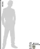 A silhouette of a person is shown next to a small pot with dimensions indicated. Podgląd zdjęcia produktu