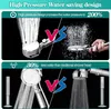 Handbrause,Duschbrause, Duschkopf, 10 Strahlarten Produktbild-Vorschau 4