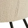 Sessel Cezar teddy stoff - creme/schwarz Produktbild-Vorschau 8