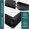 VOUNOT® 30er Set verzinkt Metall Rasenkante Beeteinfassung Produktbild-Vorschau 4