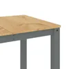 vidaXL Esstisch PANAMA Grau 160x80x75 cm Massivholz Kiefer Produktbild-Vorschau 6