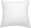 A plain white pillow on a white background. Produktbild-Vorschau