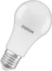 A white OSRAM LED light bulb with a silver screw base, shown against a white background. Produktbild-Vorschau