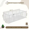 Crazy Pine Letto per Bambini 140x200 cm – Letto Montessori Anteprima dell’immagine prodotto 3