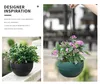 2 kusy Závesné kvetináče s vypúšťacím otvorom, závesné Náhľad obrázku produktu 3
