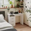 Moderner Schreibtisch aus Holz mit 3 Schubladen und einem Produktbild-Vorschau 4