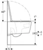 Geberit ONE Wand-Tiefspül-WC, mit TurboFlush und WC-Sitz Produktbild-Vorschau 26