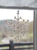 Śnieżynka biała ciepła Led ICY 28 cm na baterie Podgląd zdjęcia produktu 13