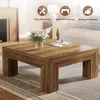 Tribesigns Table basse carrée, 100*100 cm table basse de Voir les images du produit 5