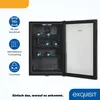 Exquisit Glastürkühlschrank GKS120-GT-160C schwarz | Produktbild-Vorschau 3