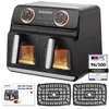 Friteuse à air chaud Samurai, 2 compartiments de cuisson, 7 Voir les images du produit 1