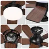 Deckenventilator mit Beleuchtung Schwarz Ø106cm H22cm 40W Produktbild-Vorschau 19