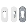 Premium Zylinder Schutzrosetten, Farbe:Titan, Form:Oval Produktbild-Vorschau 8