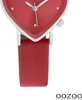 Montre Oozoo rouge en cuir OOZOO Timepieces Femme Montre à Voir les images du produit 3