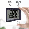 Thermomètre hygromètre numérique avec horloge, pour Voir les images du produit 10