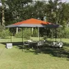 vidaXL Gazebo tenda, 395 x 395 x 251 cm, arancione, tessuto Anteprima dell’immagine prodotto 3