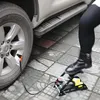 2-Zylinder Fußpumpe mit Manometer Tretluftpumpe Produktbild-Vorschau 4
