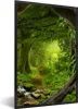 MuchoWow® Gerahmtes Poster Dschungel - Grün - Natur - Produktbild-Vorschau 1