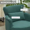 HOMCOM Sessel mit Rückenlehne, abgerundeten Armlehnen, Produktbild-Vorschau 6