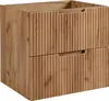 RODAN | Hänge Badschrank - 60 cm - Braun Eiche - Elegante Produktbild-Vorschau 1