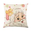 4x Świąteczne poszewki dekoracyjne 45x45 cm, czerwony Podgląd zdjęcia produktu 2