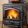 Stufa a legna nera da 11,9kw Nordica extraflame 7119111 Anteprima dell’immagine prodotto 7