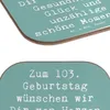 Mr. & Mrs. Panda Tischuntersetzer Spruch 103. Geburtstag - Produktbild-Vorschau 5